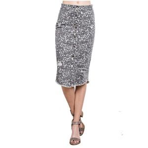 Lorna Skirt Leopard Print midi